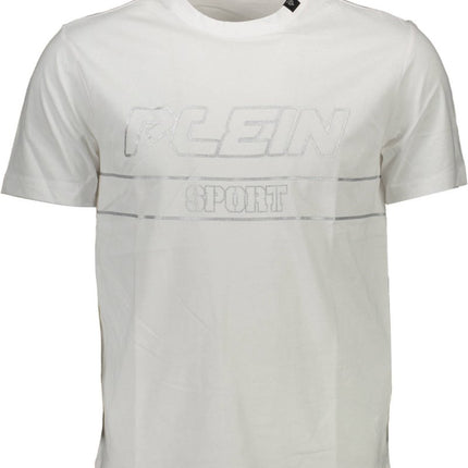 SEO. Plein Sport Weisses Kurzarm-T-Shirt Für Herren - Weiß Linkreich
