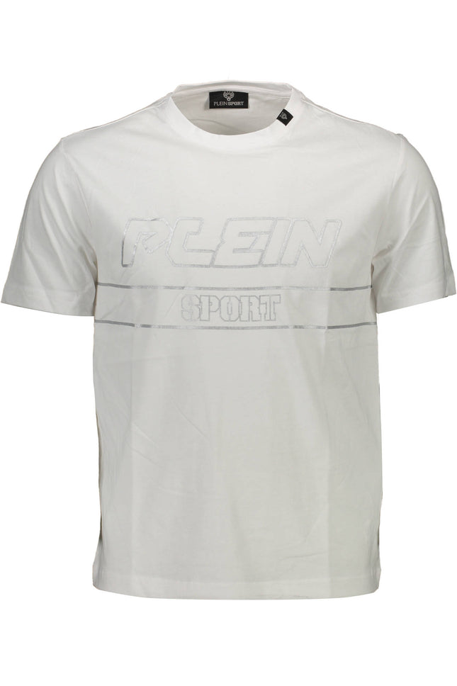Plein Sport Weisses Kurzarm-T-Shirt Für Herren