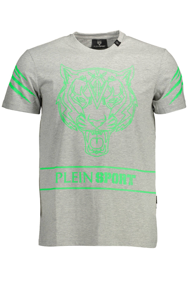 PLEIN SPORT Kurzarm-T-Shirt Herren Grau – Italienische Qualität für Freizeit & Sport