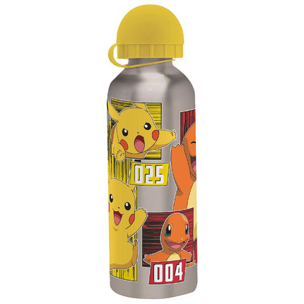 SEO. Pokemon Aluminium Flasche 500ml Schule Sport - Silber Linkreich