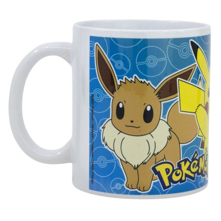 SEO. Pokemon Pikachu Evoli Kaffeetasse Tasse 325ml Mug Cup mit Geschenkkarton - Linkreich