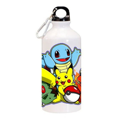 SEO. Pokemon Pikachu Glumanda Bisasam Schiggy Aluminium Flasche 500ml - Linkreich