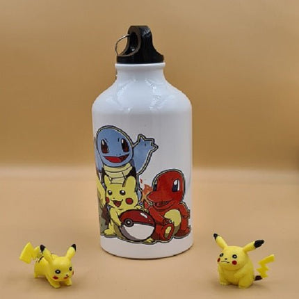 SEO. Pokemon Pikachu Glumanda Bisasam Schiggy Aluminium Flasche 500ml - Linkreich