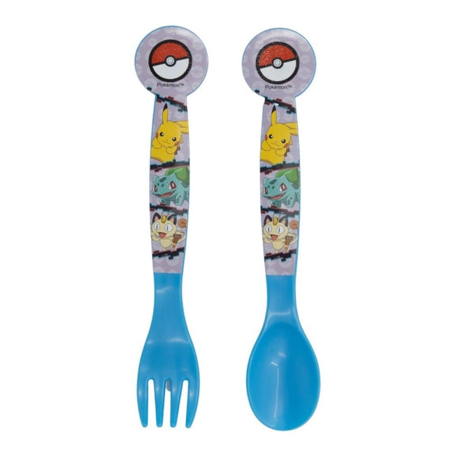 SEO. Pokemon Pikachu Mauzi Plastik Besteck Set - 2 Teile - Linkreich
