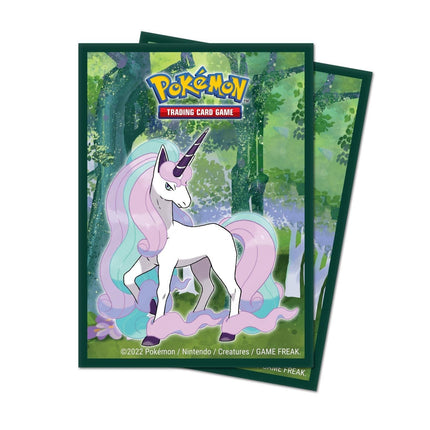 SEO. Pokemon TCG Karten Hüllen Galar Gallopa Enchanted Glade Protector Sleeves - Linkreich