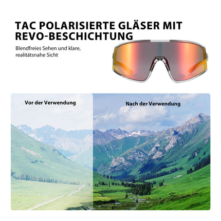 Polarisierte Fahrradbrille Ultraleicht UV400 Schutz 4 Farben (Fahrradbrille) kaufen bei Linkreich – Jetzt entdecken!