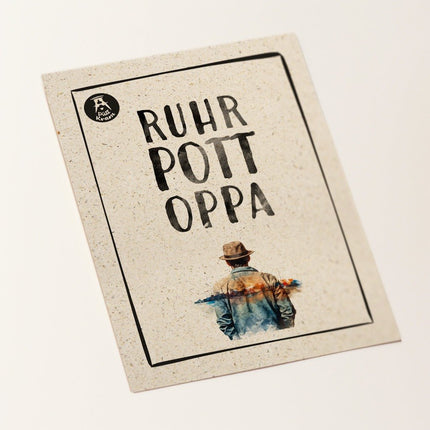 SEO. Postkarte Ruhrpott Oppa Püttkram - Linkreich