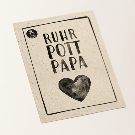 SEO. Postkarte Ruhrpott Papa - Linkreich