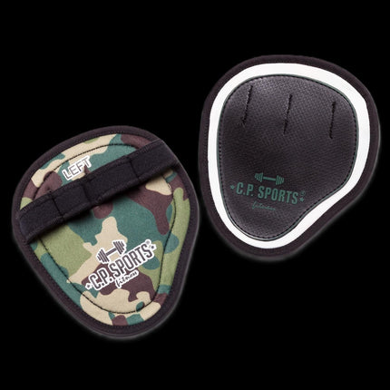 SEO. Power Grips Pro / Griff Pads verschiedene Farben F19 - 1 - C.P. Sports - Camo Olive Grün Linkreich