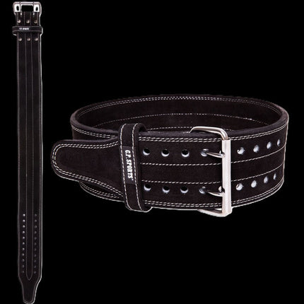 SEO. Powerlifting Gürtel Gewichthebegürtel - Leder - Schwarz - T - 8 C.P. sports - XS Linkreich