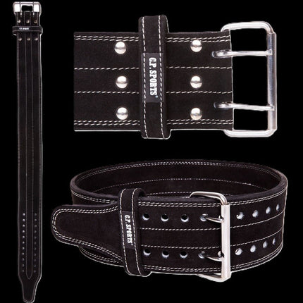 SEO. Powerlifting Gürtel Gewichthebegürtel - Leder - Schwarz - T - 8 C.P. sports - XS Linkreich