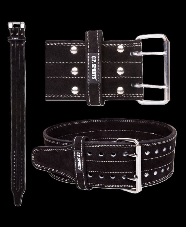SEO. Powerlifting Gürtel Gewichthebegürtel - Leder - Schwarz - T - 8 C.P. sports - XS Linkreich