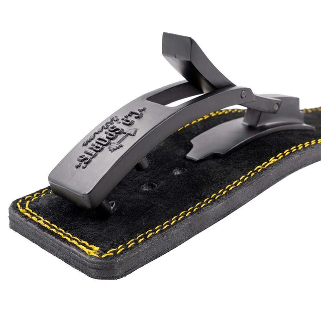 SEO. Powerschnalle aus Metall für Gewichthebegürtel mit C.P. SPORTS 3D - Logo - T9/Buckle - Linkreich