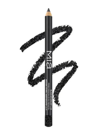 Präzisions-Augenstift 14 Black Stardust – Langanhaltender Kajal mit Schimmer-Effekt – 5 g - Schwarz Linkreich