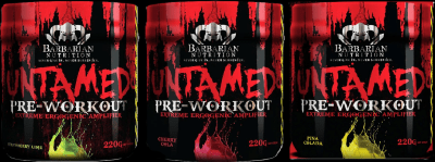 SEO. Pre - Workout Untamed - 240g - Barbarian Nutrition - Cherry Cola Linkreich