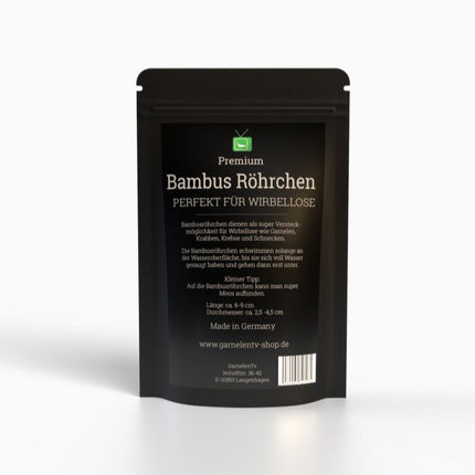Premium Bambusröhrchen für Garnelen, Schnecken, Krebse uvm.