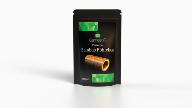 Premium Bambusröhrchen für Garnelen, Schnecken, Krebse uvm.