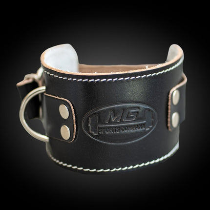 SEO. Premium Fußschlaufe- Leder- MG Sports Company® - G4 - Schwarz Linkreich