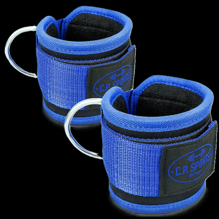 SEO. Premium Fußschlaufen - Blau / Pink - C.P. Sports - G4 - 3 - Blau Linkreich