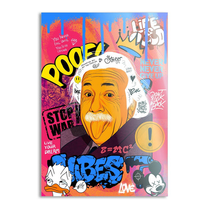 Professor Einstein - Leinwandbild Pop Art (Canvas) kaufen bei Linkreich – Jetzt entdecken!