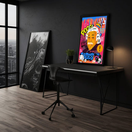 Professor Einstein - Leinwandbild Pop Art (Canvas) kaufen bei Linkreich – Jetzt entdecken!