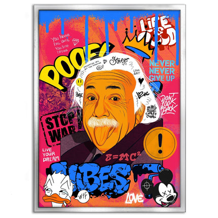 Professor Einstein - Leinwandbild Pop Art (Canvas) kaufen bei Linkreich – Jetzt entdecken!