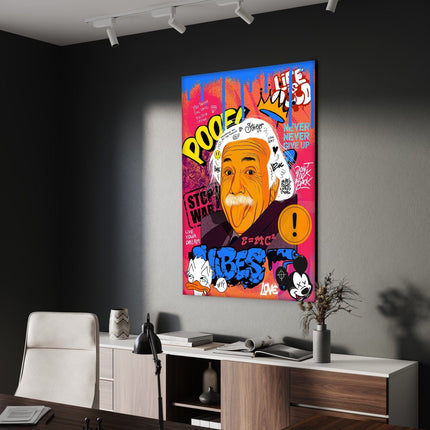 Professor Einstein - Leinwandbild Pop Art (Canvas) kaufen bei Linkreich – Jetzt entdecken!