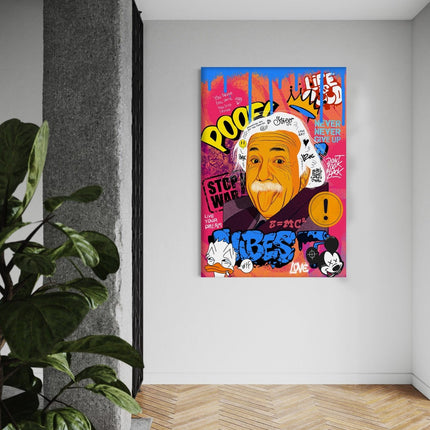 Professor Einstein - Leinwandbild Pop Art (Canvas) kaufen bei Linkreich – Jetzt entdecken!