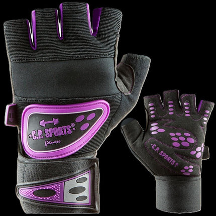 SEO. PROFI GRIP Bandagen Handschuhe - verschiedene Farben - C.P. Sports - F9 - Lila Linkreich