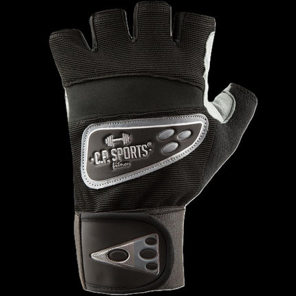 SEO. PROFI GRIP Bandagen Handschuhe - verschiedene Farben - C.P. Sports - F9 - Grau/Schwarz Linkreich