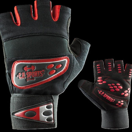 SEO. PROFI GRIP Bandagen Handschuhe - verschiedene Farben - C.P. Sports - F9 - Rot Linkreich