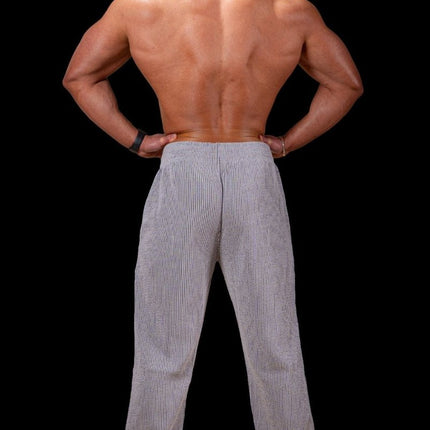 SEO. Profi Gym - Hose / Trainings Hose / und Freizeithose - Unisex - MG Sports® - S10 - Hell Grau Linkreich
