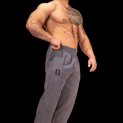SEO. Profi Gym - Hose / Trainings Hose / und Freizeithose - Unisex - MG Sports® - S10 - Dunkel Grau Linkreich