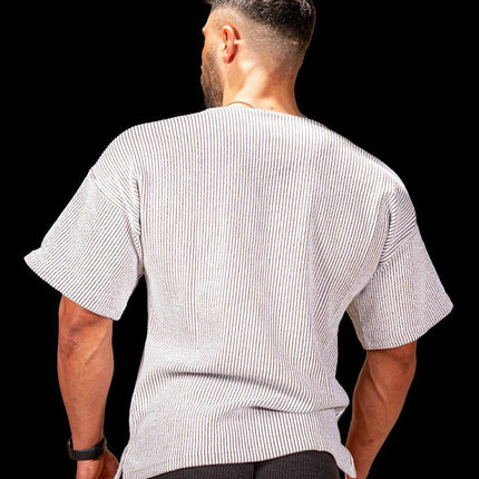 SEO. Profi Gym Shirt Bodybuilding / Fitness T-Shirt - Unisex - MG Sports Company® - S8 - 4 - Weiß Linkreich