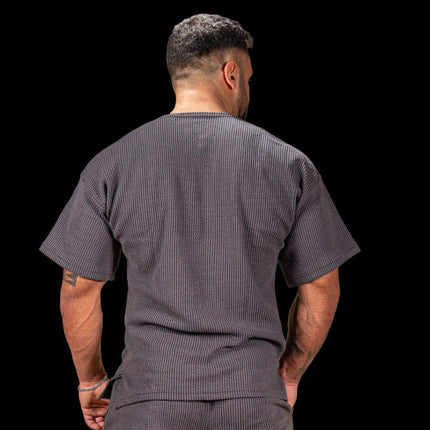 SEO. Profi Gym Shirt Bodybuilding / Fitness T-Shirt - Unisex - MG Sports Company® - S8 - 4 - Dark Grey Linkreich