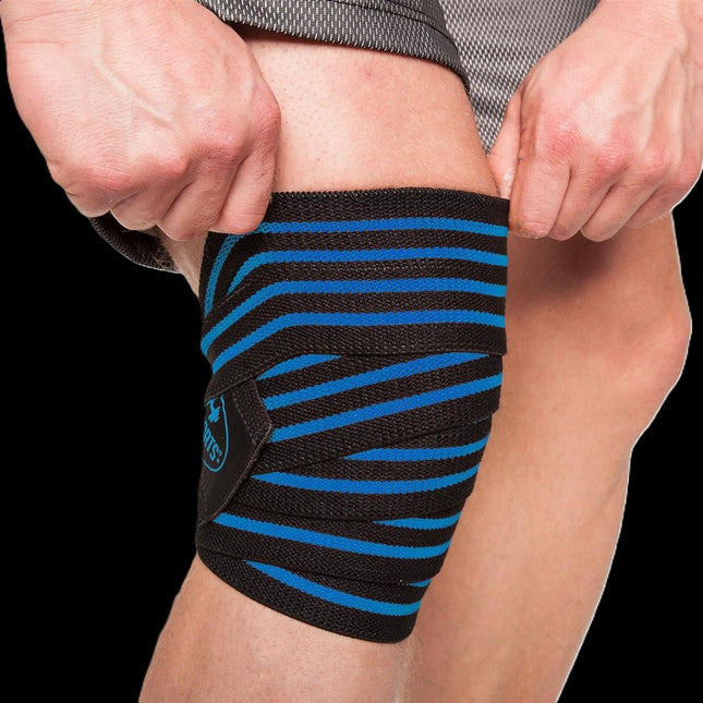 SEO. Profi Kniebandagen - 200cm / verschiedene Farben - C.P. Sports - T25 - Blau Linkreich