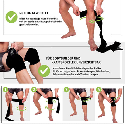 SEO. Profi Kniebandagen - 250cm - C.P. Sports - T25 - 3 - Linkreich