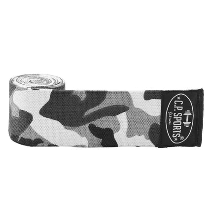 SEO. Profi Kniebandagen - Camouflage Weiß - Länge 150cm C.P. Sports - T23 - Linkreich