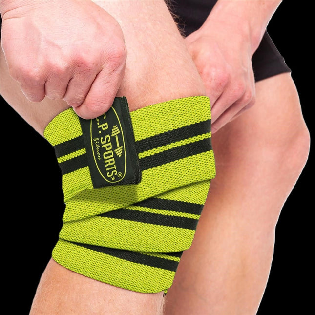 SEO. Profi Kniebandagen - Gelb - Länge 150cm C.P. Sports - T23 - Linkreich