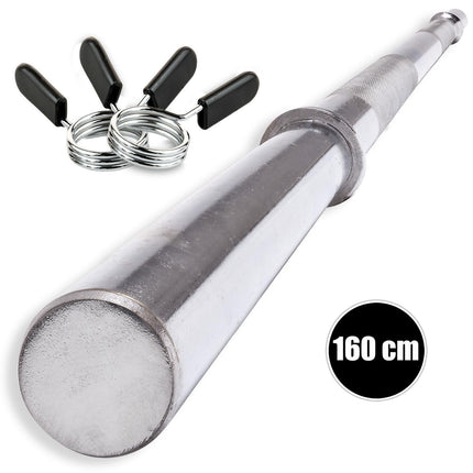 SEO. Profi Langhantelstangen 160cm / 30/31 mm Vollstahl verchromt - C.P. Sports H4 - 3 - Linkreich