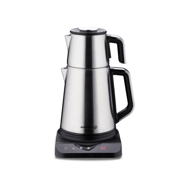 Prosense Teemaschine Edelstahl – 0,8 L / 1,7 L | Türkischer Tee & Kräutertee - Linkreich