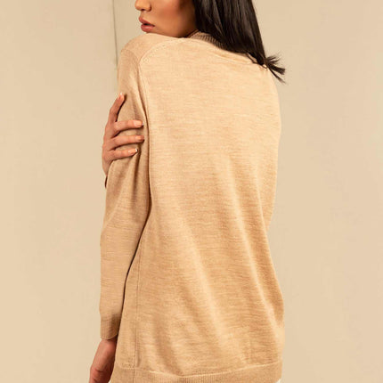 KUNA - Alpaka Damen Pullover Turtleneck - Anahi – 100 % Baby‑Alpaka