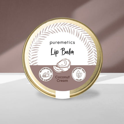 SEO. Puremetics | Lip Balm „Coconut Cream“ – pflegender Lippenbalsam mit Sheabutter & Kokosöl (vegan) - Linkreich