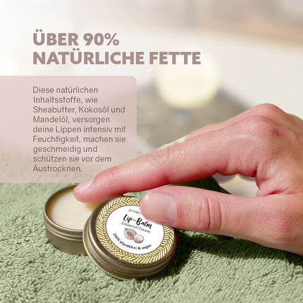 SEO. Puremetics | Lip Balm „Coconut Cream“ – pflegender Lippenbalsam mit Sheabutter & Kokosöl (vegan) - Linkreich