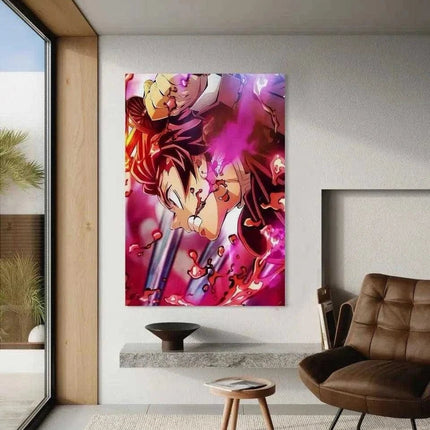 Purple Tanjiro - Demon Slayer - Anime Leinwandbild (Canvas) kaufen bei Linkreich – Jetzt entdecken!