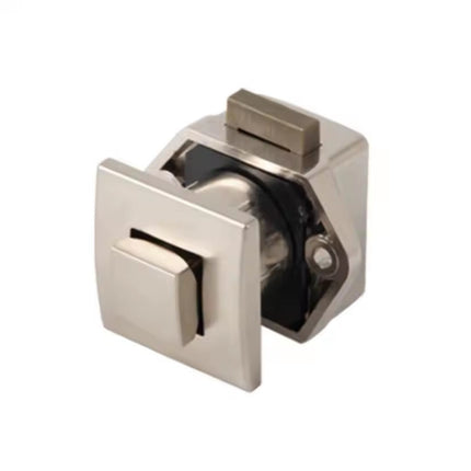 Push Lock Axis | Camper Mini Möbelschloss quadratisch matt silbern oder chrom