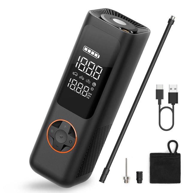 QiCYCLE Elektrische Luftpumpe 150PSI (Fahrrad Luftpumpen) kaufen bei Linkreich – Jetzt entdecken!