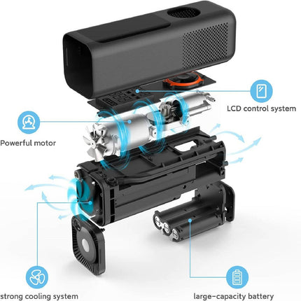 QiCYCLE Elektrische Luftpumpe 150PSI (Fahrrad Luftpumpen) kaufen bei Linkreich – Jetzt entdecken!