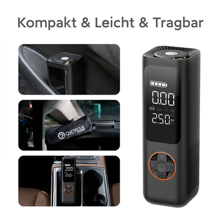 QiCYCLE Elektrische Luftpumpe 150PSI (Fahrrad Luftpumpen) kaufen bei Linkreich – Jetzt entdecken!