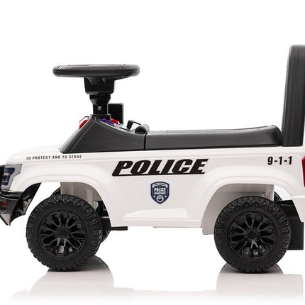 Kinder-Rutschauto Polizeiauto American White